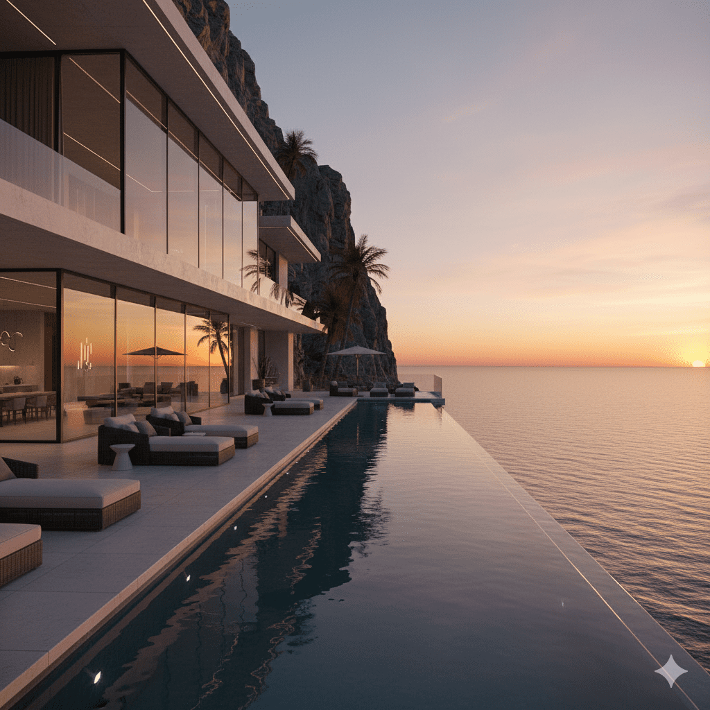 VILLA CLIFF POOL GARDEN