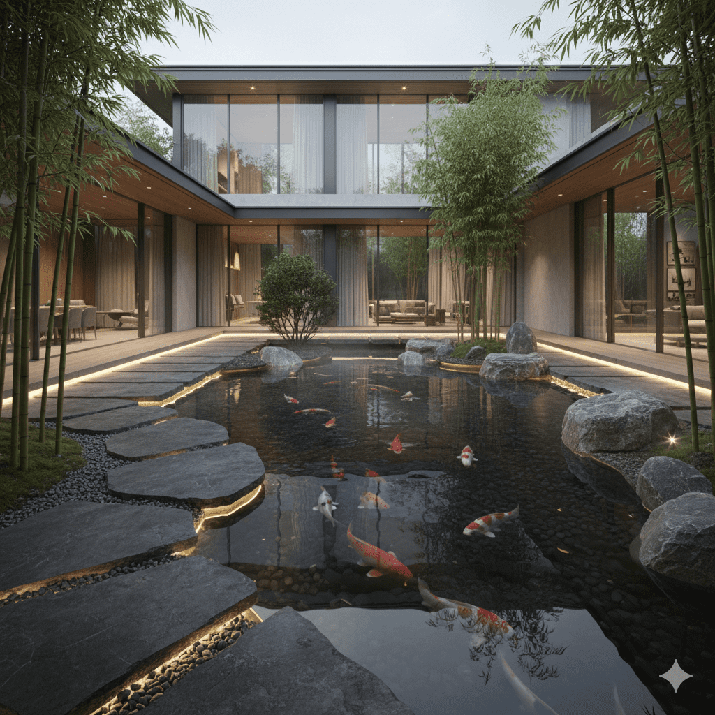 VILLA FEATURE COURTYARD